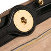 Balenciaga Patent Trimmed Lambskin Lune Satchel Secondhand