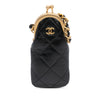 Chanel CC Quilted Lambskin Lipstick Case on Chain Secondhand