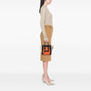 Celine Micro Tricolor Leather Luggage Tote Secondhand