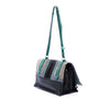 Prada Multicolore Glace Calf and Suede Patchwork Etiquette Satchel Secondhand