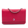 Chanel Caviar Bicolor CC Wallet On Chain Secondhand