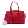 Prada Vitello Daino Zip Top Convertible Tote Secondhand