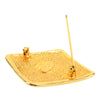 Chanel CC Gold Plated Rhombus Brooch Secondhand