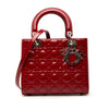 Dior Medium Patent Cannage Lady Dior Secondhand