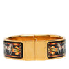 Hermès Wide Enamel Horse Loquet Bracelet PM Secondhand