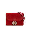 Gucci Small Suede GG Ring Torchon Crossbody Secondhand