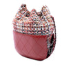 Chanel Small Quilted Calfskin and Tweed Gabrielle Bucket Bag Secondhand