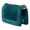 Chanel Small Quilted Velvet Boy Flap Secondhand