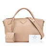 Prada Vitello Daino Zip Top Satchel Secondhand