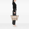 Gucci Printed Canvas Bamboo Horsebit Tote Secondhand