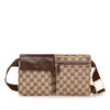 Gucci GG Canvas Double Pocket Belt Bag Secondhand