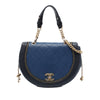 Chanel Small Quilted Lambskin Chain Detail Saddle Bag Secondhand