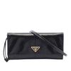 Prada Leather Logo Wallet on Strap Secondhand