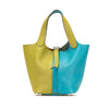 Hermès Bicolor Clemence Picotin 18 Secondhand