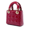 Dior Mini Patent Cannage Lady Dior Secondhand