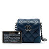 Secondhand Chanel Mini CC Quilted Calfskin Trunk Flap