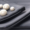 Fendi Leather Pearl Studded Triplette Clutch Secondhand