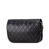 Secondhand Chanel Quilted Lambskin Half Moon Double Flap
