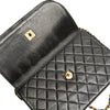Chanel Quilted Lambskin Half Moon Double Flap Secondhand