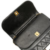 Chanel Quilted Lambskin Half Moon Double Flap Secondhand