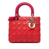 Dior Medium Bicolor Lambskin Cannage Lady Dior Secondhand