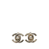Chanel CC Brass Turn Lock Clip On Earrings Secondhand