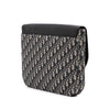 Dior Oblique Canvas and Leather Saddle A4 Pouch Secondhand