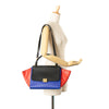 Celine Small Tricolor Leather Trapeze Satchel Secondhand