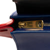 Celine Small Tricolor Leather Trapeze Satchel Secondhand