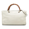 Gucci Medium Calfskin Bamboo Shopper Satchel Secondhand