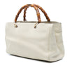 Gucci Medium Calfskin Bamboo Shopper Satchel Secondhand