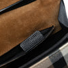 Burberry Small Leather and House Check Canvas Derby Macken Crossbody Secondhand