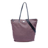Prada Saffiano Trimmed Tessuto Stampato Satchel Secondhand
