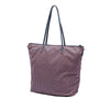 Prada Saffiano Trimmed Tessuto Stampato Satchel Secondhand