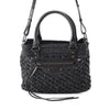 Balenciaga Small Raffia Effect Crochet Le City Basket Bag Secondhand