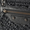 Balenciaga Small Raffia Effect Crochet Le City Basket Bag Secondhand