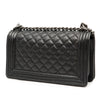 Chanel Old Medium Quilted Caviar Boy Flap Secondhand