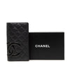 Secondhand Chanel Quilted Lambskin Cambon Ligne Bifold Wallet