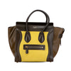Celine Micro Tricolor Leather Luggage Tote Secondhand