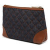 Burberry Quilted Denim Cosmetic Pouch Secondhand