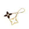 Louis Vuitton Gold Plated Enamel Puzzle Key Ring and Bag Charm Secondhand