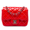 Chanel Mini Square Classic Patent Single Flap Secondhand