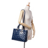 Dior Large Patent Cannage Lady Dior Secondhand