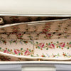 Gucci Calfskin Frame Print Bamboo Top Handle Bag Secondhand