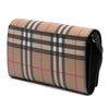 Burberry House Check Coated Canvas Wallet on Strap Secondhand