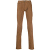 Secondhand Gianfranco Ferré Brown Skinny Cut-Out Trousers - '90s