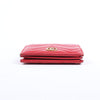 Secondhand Gucci GG Marmont 466492 Leather Compact Wallet Red