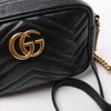 Gucci GG Marmont Leather Crossbody Bag in Black Secondhand