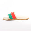 Gucci Interlocking G Rubber Sandals in Ivory 655265, Size 44 EU Secondhand