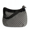 Gucci grey/black GG canvas shopper shoulder bag